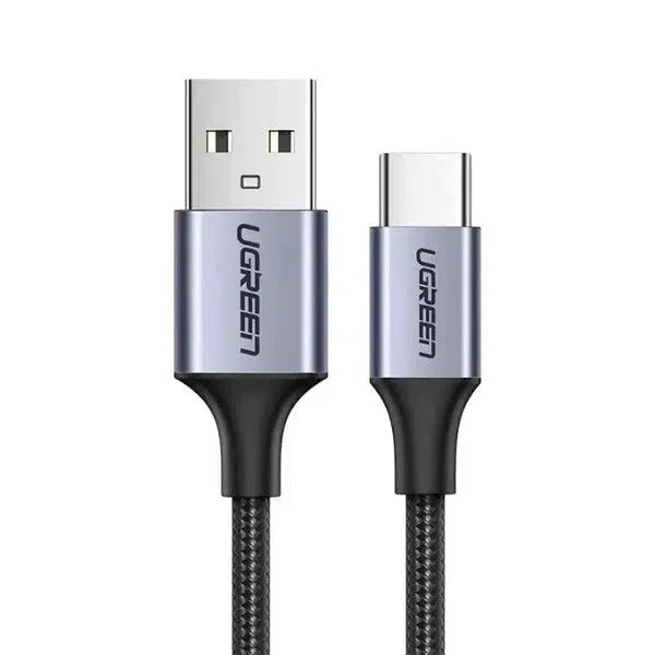 UGREEN 1.5m USB-A to USB-C Braided Cable - Black
