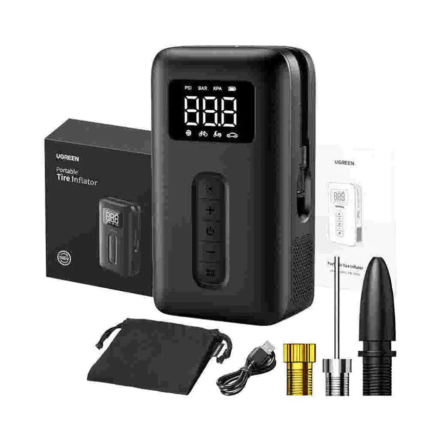 UGREEN Portable Tire Inflator - Black