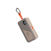 باور بانك من SIA Volt Link بسعة 5000mAh وشحن PD بقدرة 20W مع موصلَي Lightning وUSB-C - بيج