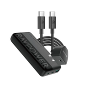 RavPower 3 In 1 Combo (USB-C Wall Charger + USB-C to USB-C Cable + 20000mAh Power Bank)