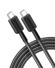 Anker 322 USB-C to USB-C Cable 60W Braided - Black