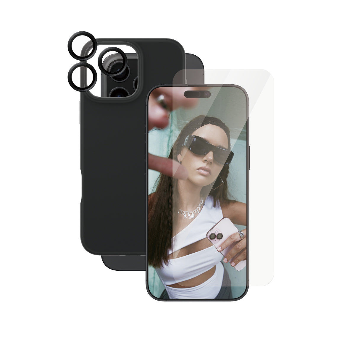 باندل حماية 3 في 1 من CARE لهاتف iPhone 16 Pro Max