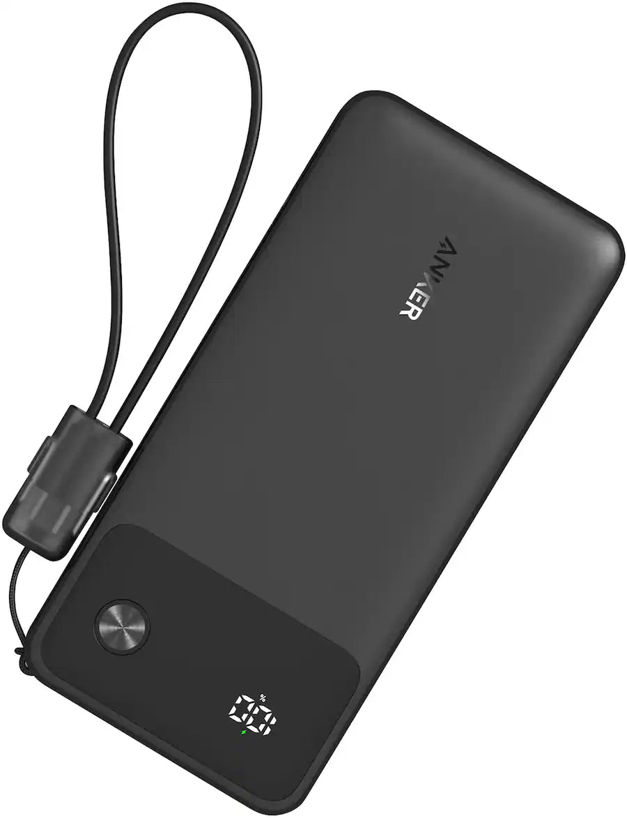 Anker Power Bank (10K, 22.5W) - Black