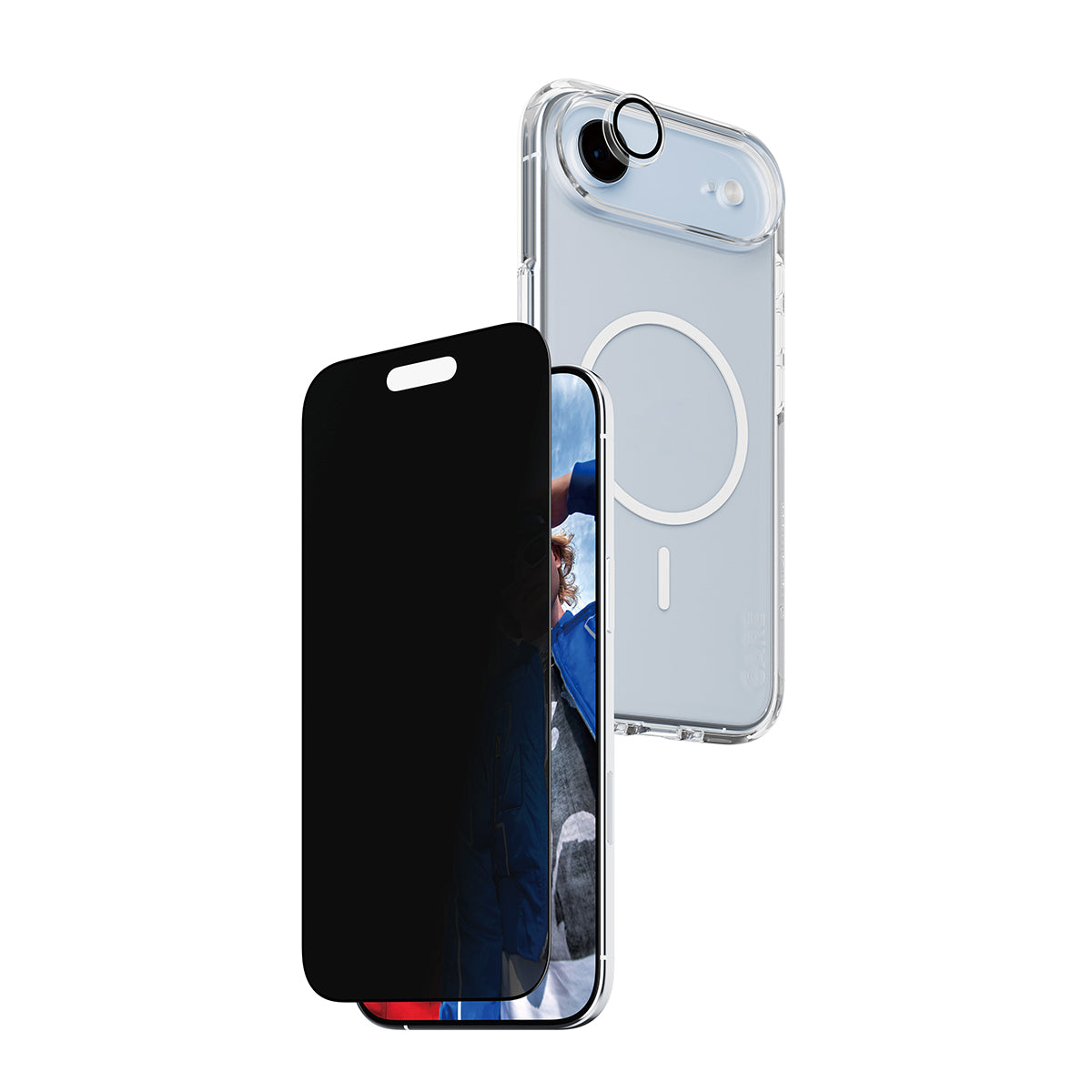 باندل حماية بميزة الخصوصية 3 في 1 من CAREx PG لهاتف iPhone 17 Air