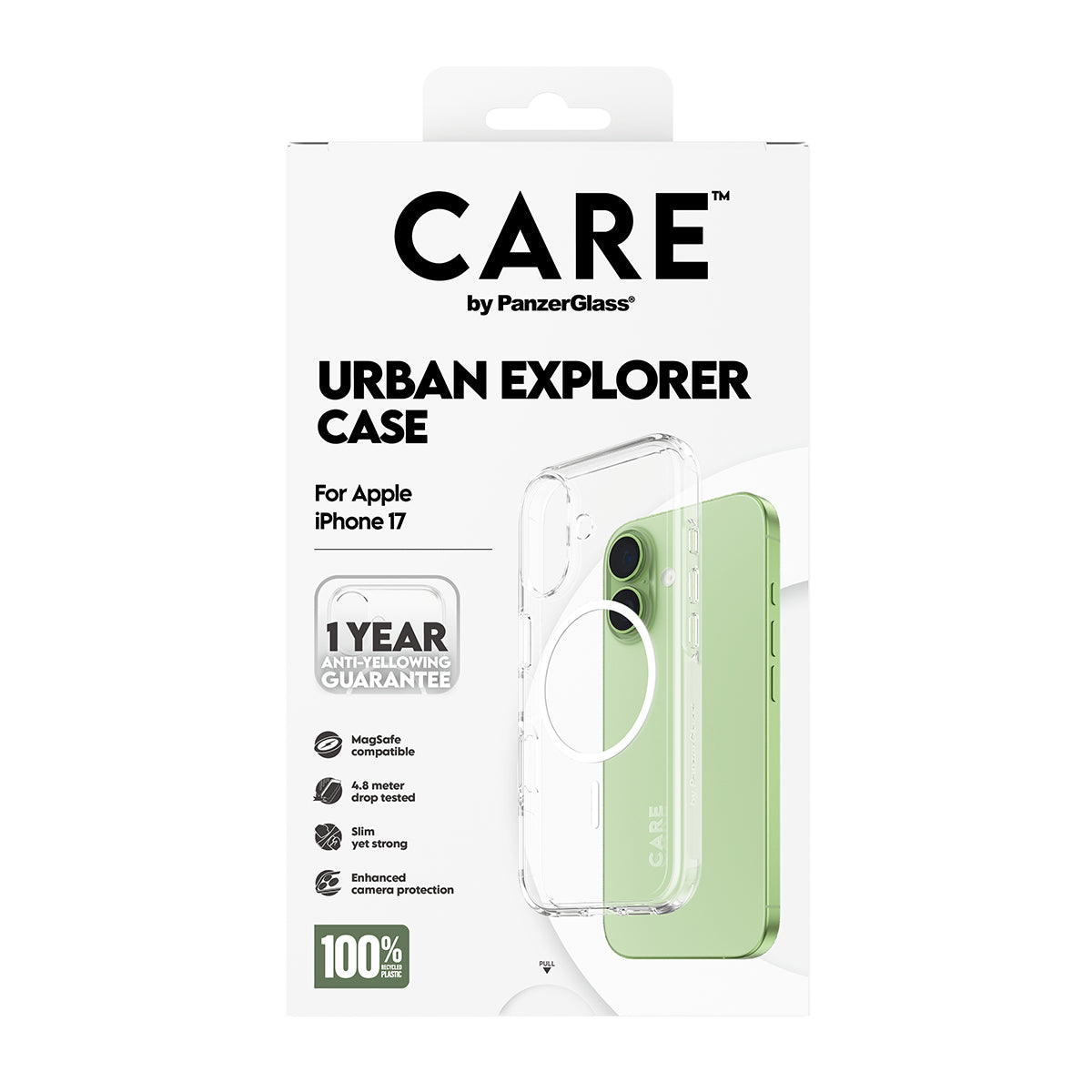 CARE Case, Transparent MagSafe 6.3" for iPhone 17