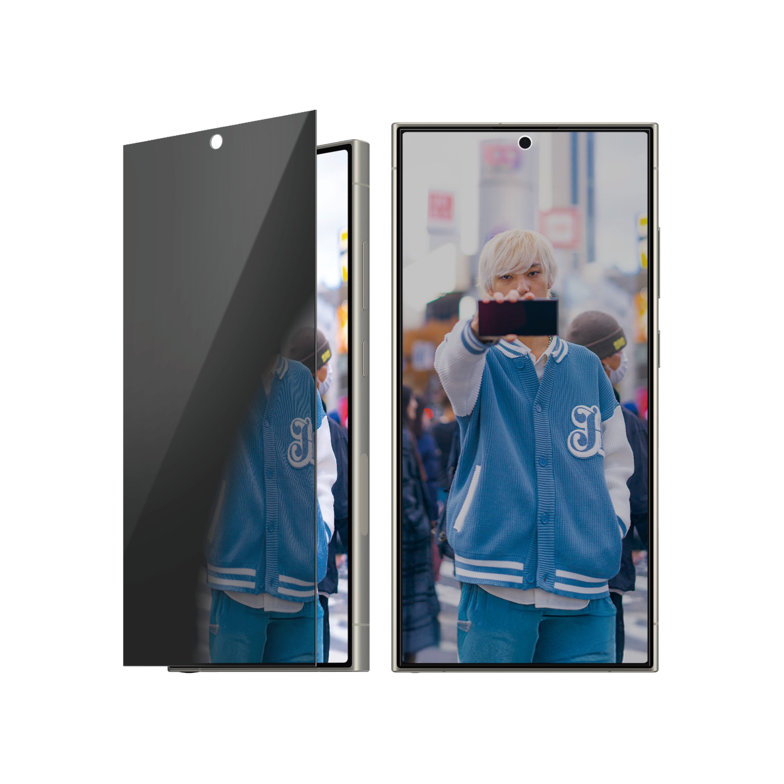 PanzerGlass Privacy Screen Protector, Ultra-Wide Fit for Galaxy S25 Ultra