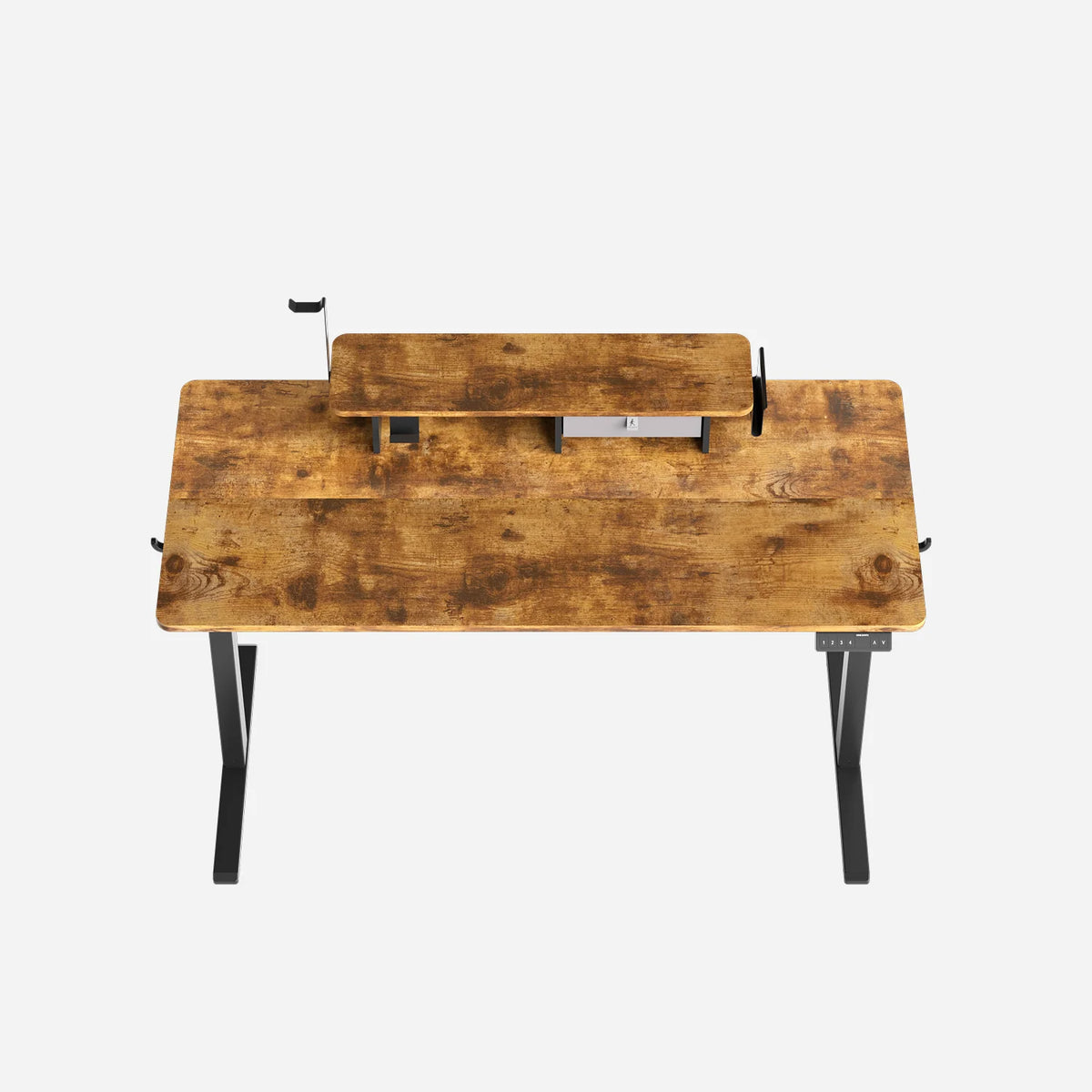 Kingsmith Smart Height Adjustable Table | Antique Wood