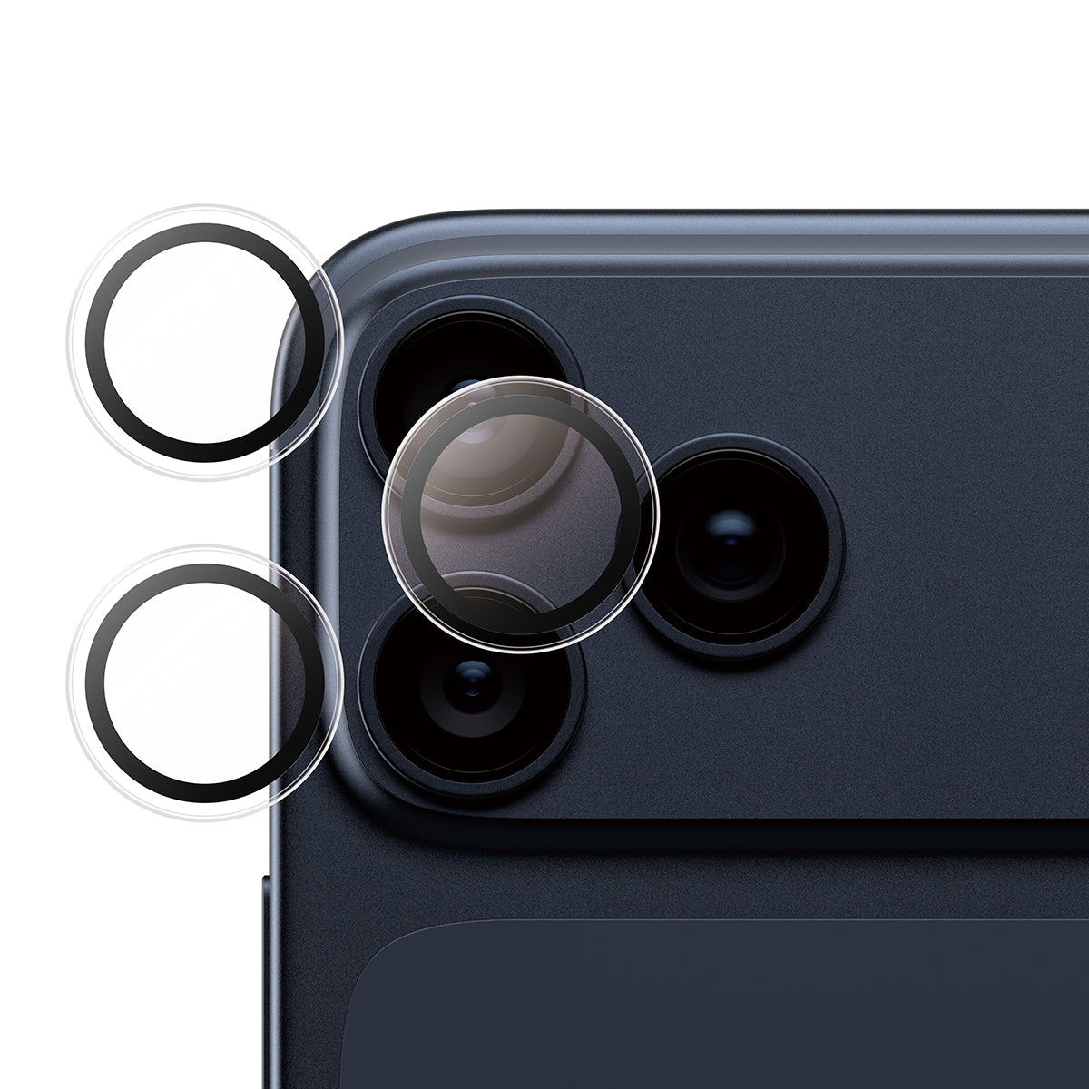 حماية عدسة الكاميرا من SAFE لهواتف أبل iPhone 17 Pro / Pro Max - شفاف
