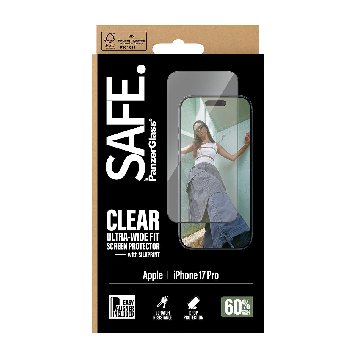 SAFE Screen Protector, Ultra-Wide Fit 6.6" for iPhone 17 Air