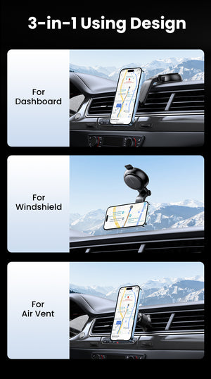 UGREEN Magnetic Car Wireless Charger 15W CD345 (Black) product image 8