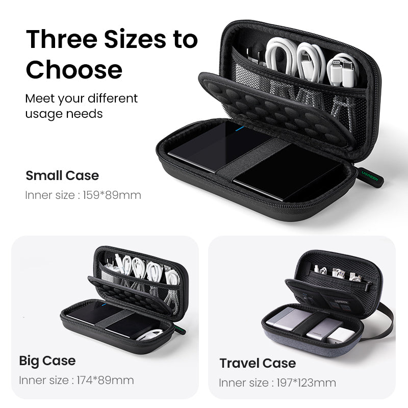 UGREEN Hard Disk Storage Bag Large Size (Black) product image 2