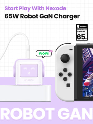 UGREEN Uno RG 65W 3-Port GaN Fast Charger UK Purple 35292 product image 10
