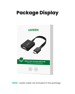 UGREEN HDMI to VGA Converter 25cm (Black) product image 5