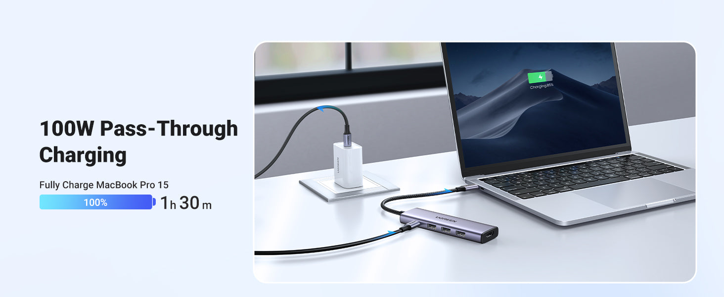 UGREEN USB-C Multifunction Adapter Grey product image 5