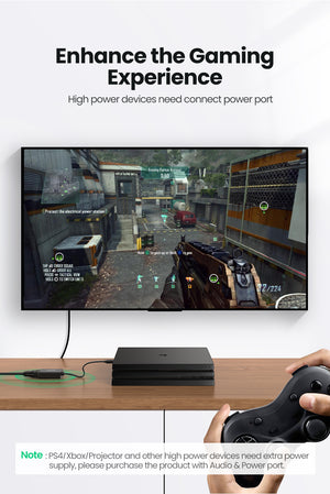UGREEN HDMI to VGA Converter 25cm (Black) product image 1