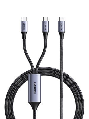 UGREEN 2-in-1 Universal PD Fast Charging Cable 5A Max 100W max black product image 2