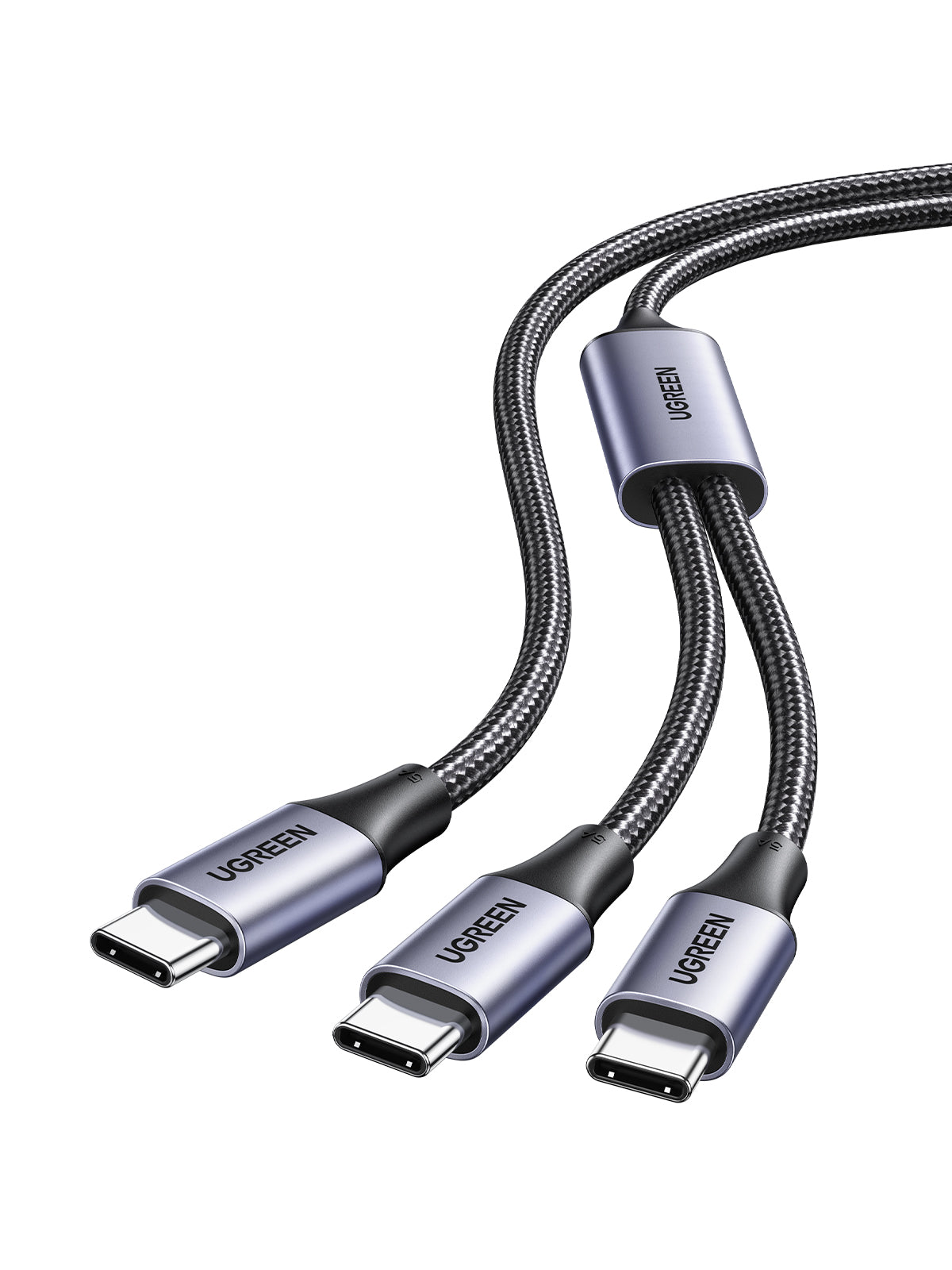 UGREEN 2-in-1 Universal PD Fast Charging Cable 5A Max 100W max black product image 1