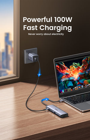 UGREEN USB-C Multifunction Adapter Grey product image 5