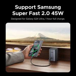 UGREEN 65W 2-in-1 GaN Desktop Fast Charger UK (Space Grey) product image 5