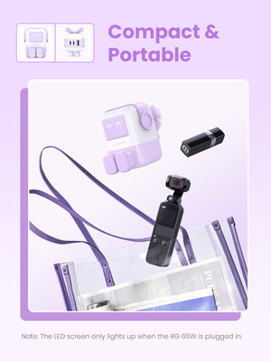 UGREEN Uno RG 65W 3-Port GaN Fast Charger UK Purple 35292 product image 4