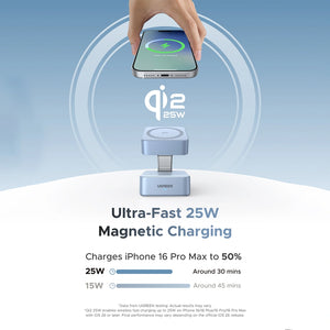 UGREEN 2-in-1 Magnetic Wireless Charger 55960B W752 product image 4