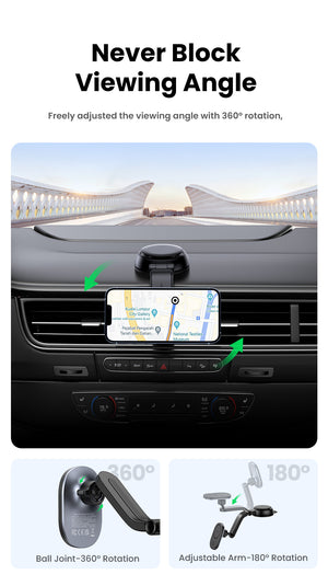 UGREEN Magnetic Car Wireless Charger 15W CD345 (Black) product image 4