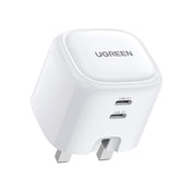 UGREEN USB-C Fast Charger 2-Port 40W UK - White