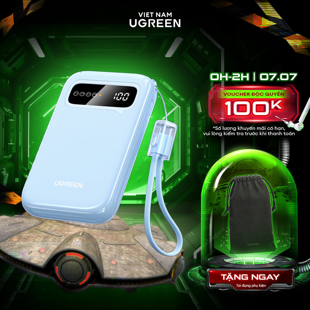 UGREEN 10000mAhPD-20W Two-way Fast Charging PB522-Blue product image 1